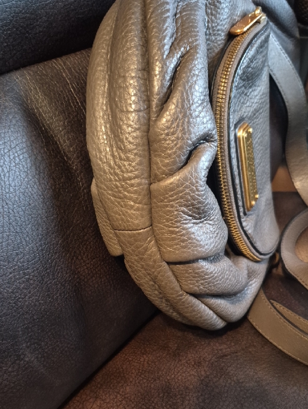 Marc Jacobs Classic Q Natasha Mini Crossbody grey leather - Picture 3 of 7